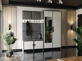 Garderoba ROJ 21 Biały + Szary