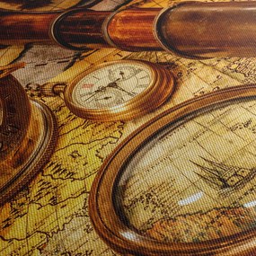 Obraz - Historyczne narzędzia marynarzy (125x70 cm)