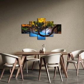Obraz - Wodospady w Azji (125x70 cm)