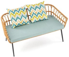 Rattanowa podwójna sofa LIERNE 2S