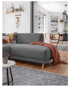 Szary rozkładany/ze schowkiem narożnik (prawostronny/w kształcie litery L) Classy Sophie – Miuform