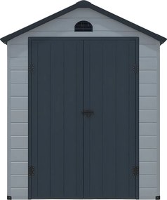 Wiata ogrodowa z szarej żywicy - CESIO - 5,32m²
