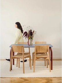 Stół z blatem w dekorze dębu 80x140 cm Meko – noo.ma