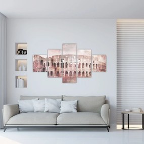Obraz - Vintage pocztówka miasta N⁰2 (125x70 cm)