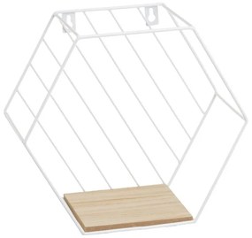 Biało-naturalne półki zestaw 3 szt. 31 cm – Casa Selección