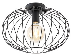 Inteligentna lampa sufitowa czarna z Wi-Fi G95 - Margarita