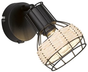 Czarny kinkiet Straw – Fischer &amp; Honsel