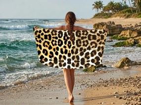 Szybkoschnący XL ręcznik plażowy SAVANNA kolorowy 100 x 180 cm, 100% mikrofibra