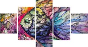Obraz - Kolorowa rybka (125x70 cm)