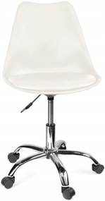 Krzesło do biurka białe - Tunier 3X
