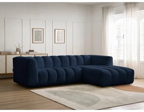 Ciemnoniebieski narożnik (prawostronny/z szezlongiem) Talia – Bobochic Paris