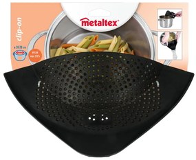 Sitko na garnek do odcedzania makaronu Metaltex Clip On, 28x13 cm