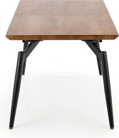 Loftowy stół z rozkładanym blatem na czterech nogach Cambell