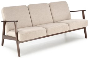 Beżowa trzyosobowa sofa w stylu vintage - Conti 5X