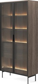 Witryna, dąb Dunin, 91,5 x 194,6 x 39,3 cm