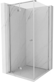Mexen Mist-F kabina prysznicowa składana lewa 90 x 90 cm, transparent, chrom - 8A6T-090-090-01-00-L