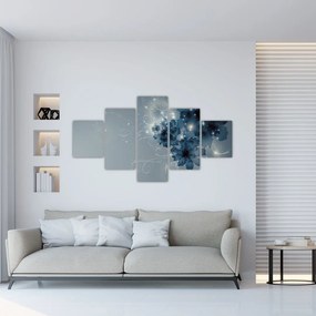 Obraz - Delikatne kwiaty (125x70 cm)