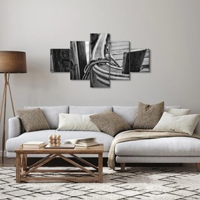 Obraz - Łódź na uwięzi (125x70 cm)