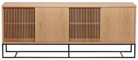 Niska komoda w dekorze dębu 188x75 cm Ende – Woodman