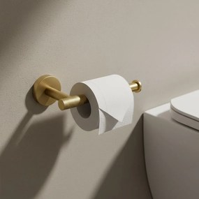 Uchwyt na papier toaletowy 5709 Galo Złoty Szczotkowany