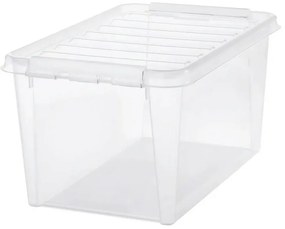 SmartStore Pojemnik z białymi klipsami Classic, 47l, 47 l
