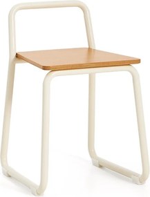 Beżowe metalowe krzesło dziecięce Tinn – Kave Home