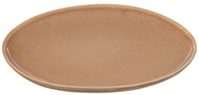 Talerz z kamionki brązowy, Ø 27 cm