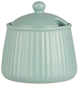 Ceramiczna cukiernica MYNTE GREEN TEA zielona