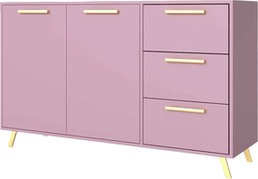 Komoda ELISE 140 cm do Salonu Sypialni Fioletowy