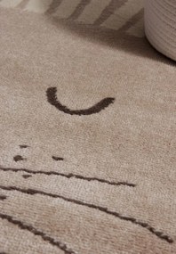 Dywan dziecięcy Safari Adventures – Szczęśliwy Lew beżowo-brązowy 160 cm x 235 cm Atest Oeko-Tex