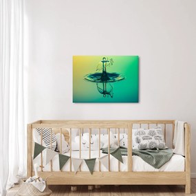 Obraz kropli wody (70x50 cm)