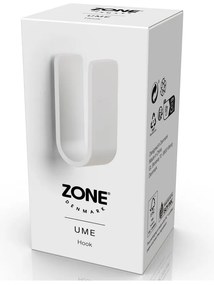 Biały metalowy haczyk ścienny Ume – Zone