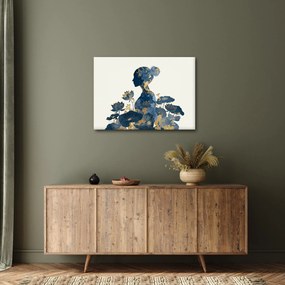 Obraz - Marmurowy profil kobiety (70x50 cm)
