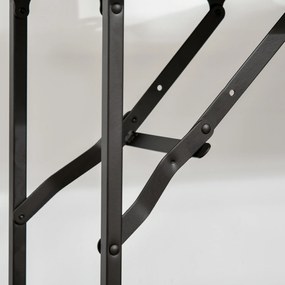 HOMCOM Wózek kuchenny wózek do serwowania z blatem regał rustykalny brąz