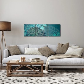 Obraz - Fantasy (z zegarem) (90x30 cm)