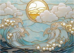 Obraz - 3D perły w oceanie (70x50 cm)