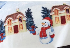 Koc ze świątecznym motywem z mieszanki bawełny 150x200 cm – Mila Home