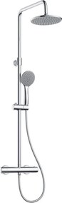 Zestaw prysznicowy z baterią HOUSTON, chrom błyszczący