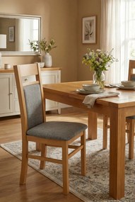 Skandynawskie krzesło drewniane dąb miodowy P0-T25