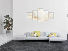Obraz - Abstrakcja z dekoracją (125x70 cm)