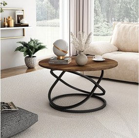 Stolik kawowy drewno 79.5x62x46 calgary