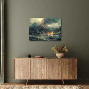 Obraz - Erupcja wulkanu (70x50 cm)