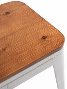 Taburete Torix Pequeńo Madera Natural