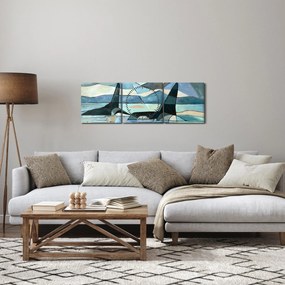 Obraz - Orka (z zegarem) (90x30 cm)