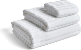 Biały bawełniany ręcznik kąpielowy frotte 70x140 cm Navira – Kave Home