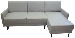 Narożnik rozkładany uniwersalny Jasny Szary, Popiel, 212x142x87 cm SCOTT