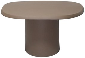 Stolik kawowy z metalu - Taupe - ZINARA