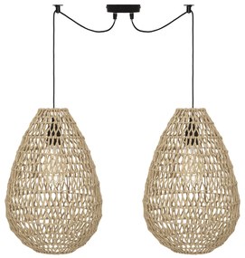 Zestaw 2 lamp papierowych do zawieszenia