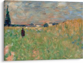 Obraz - Georges Seurat, A Summer Landscape, reprodukcje (70x50 cm)