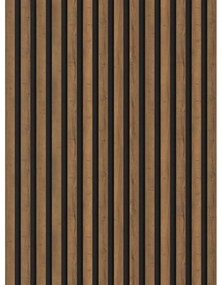 Mexen Lam-F lamele ścienne akustyczne 275 x 31,5 cm, filc 6 mm, Dąb Mocca - S105-275317-2812-074